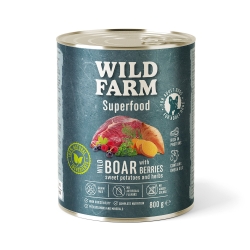 WILD FARM Superfood / Wild Boar - Dziczyzna 800g